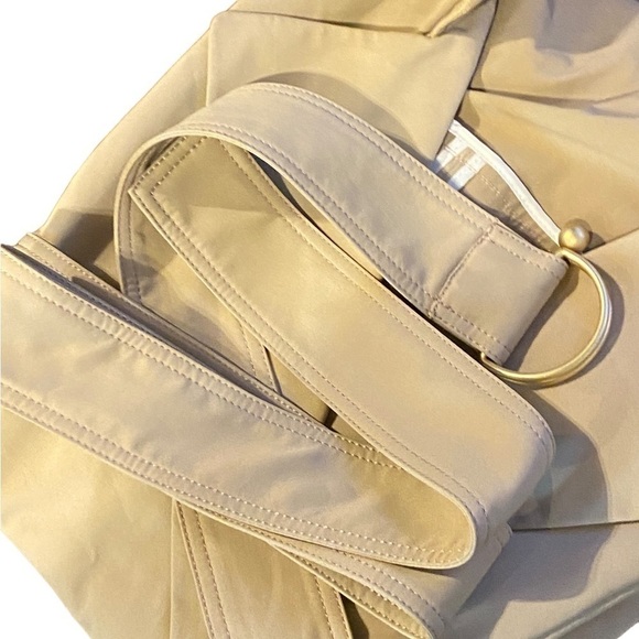 Prich Tan Belted Trench Coat Women's Size 160/84A - Picture 16 of 16